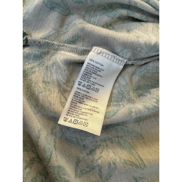 TOMMY BAHAMA‎ Vintage Relax Floral Button Polo Hawaiian Shirt Sz L Cotton - Picture 8 of 8